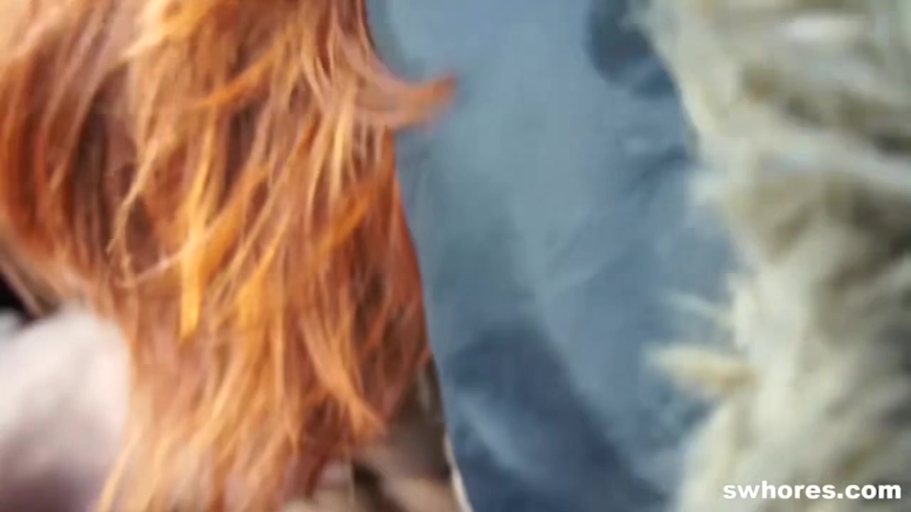 Anorexic Street Whore Shoves Meat in her Mouth for Cash - Swhores