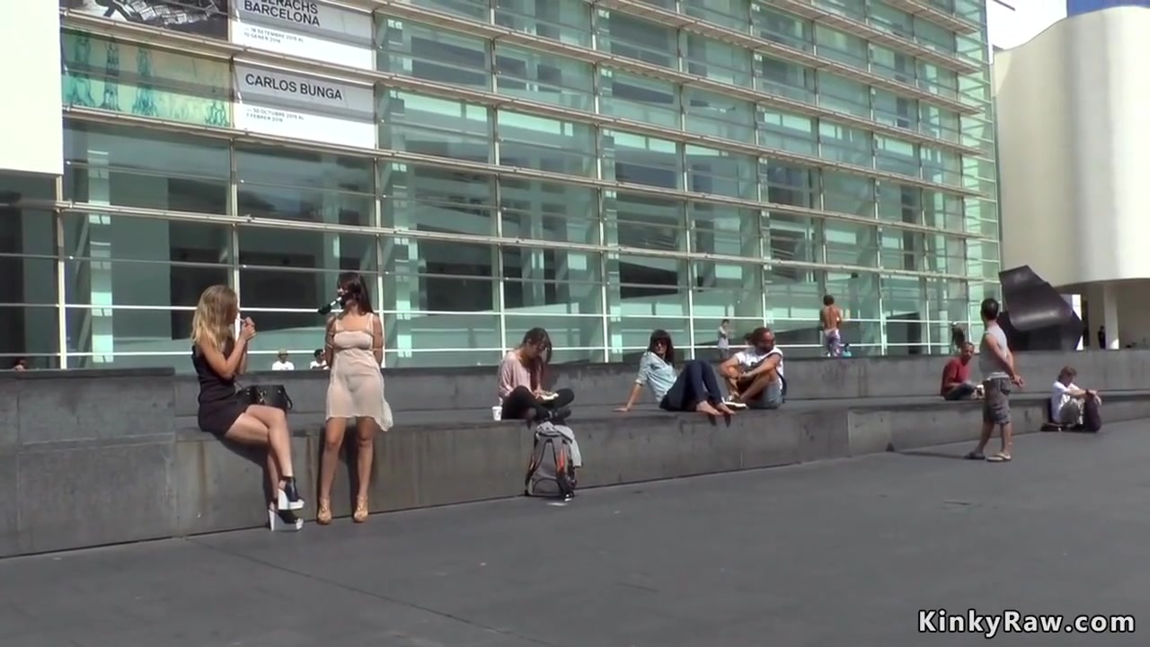 Slave Walked In Public As Ashtray