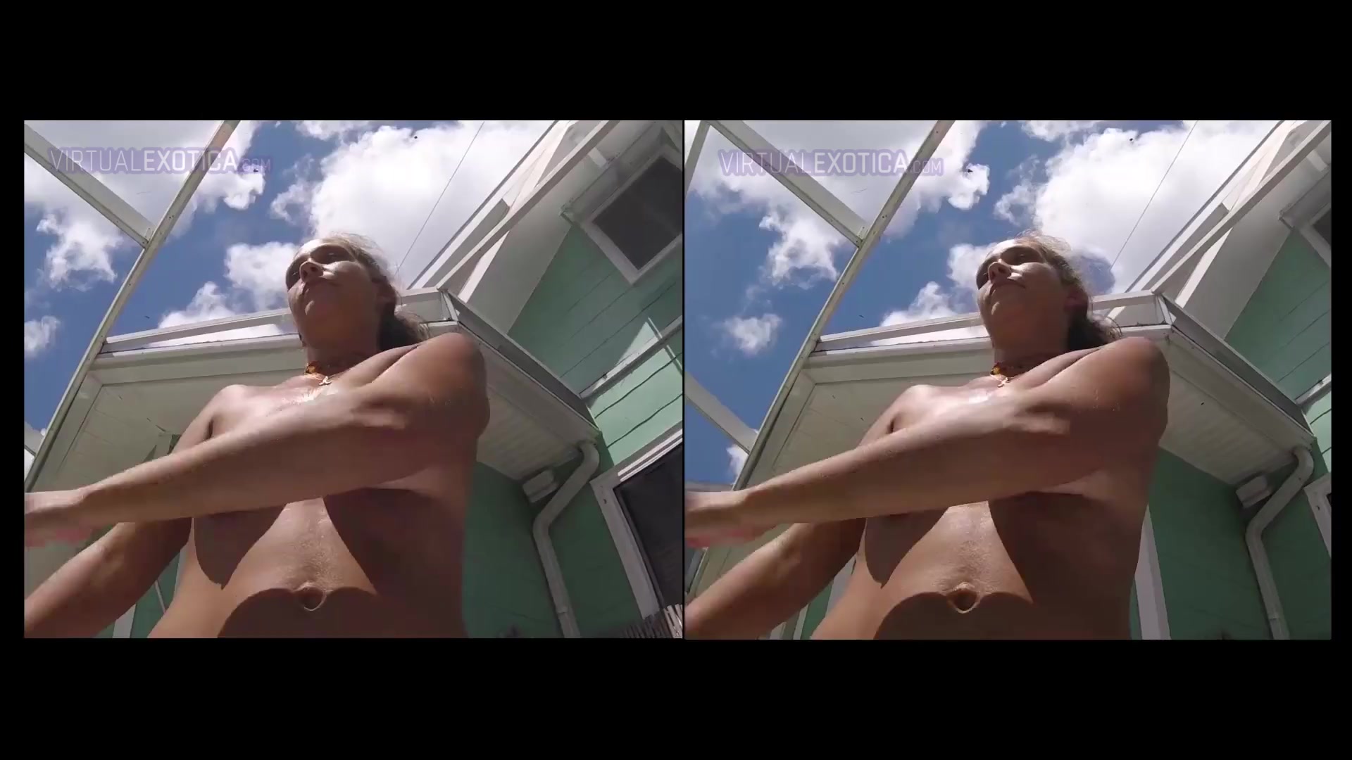 PAWG MILF Butt Naked in the Sun - SexLikeReal