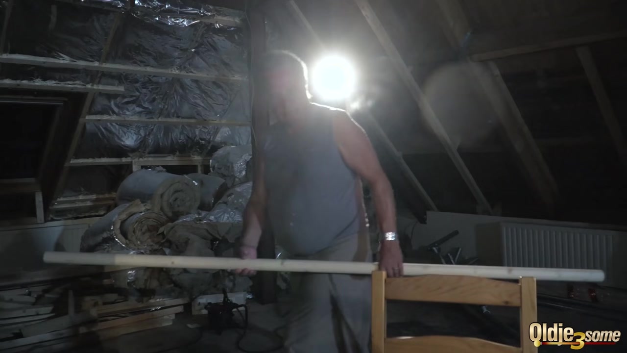 Old never even dreamed of fucking two young babes