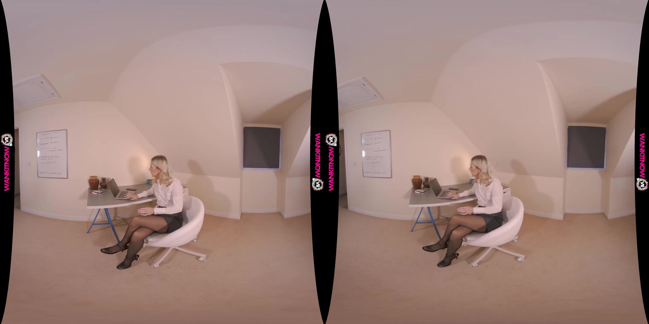 Payraise Persuasion - Sexy Blonde Amy W Solo - SexLikeReal
