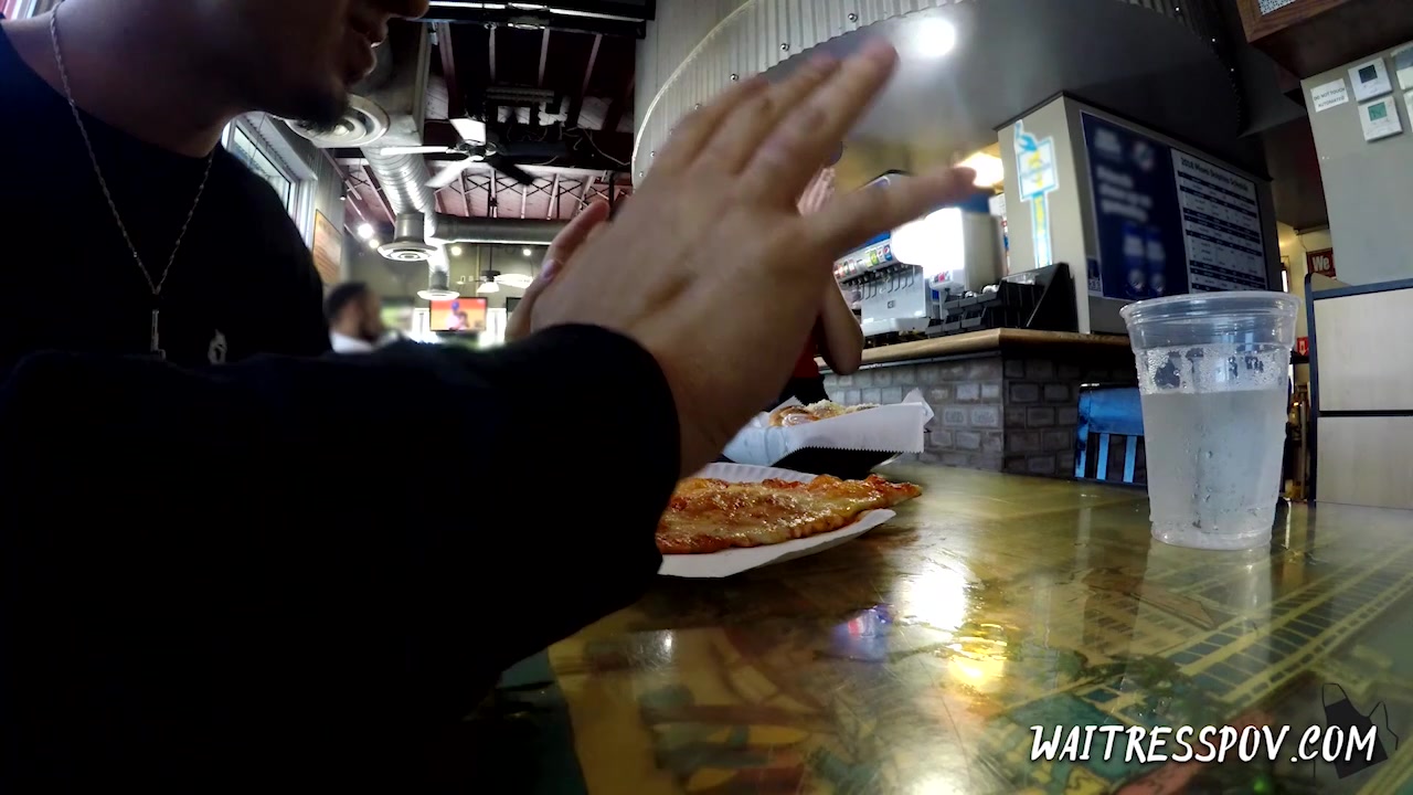 Waitress POV - Skylar Valentine - Pint-sized Pizzeria Girl Cutie