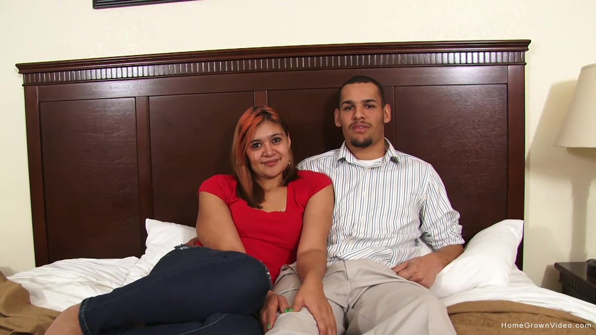 Amateur couple fuck for their first time on camera