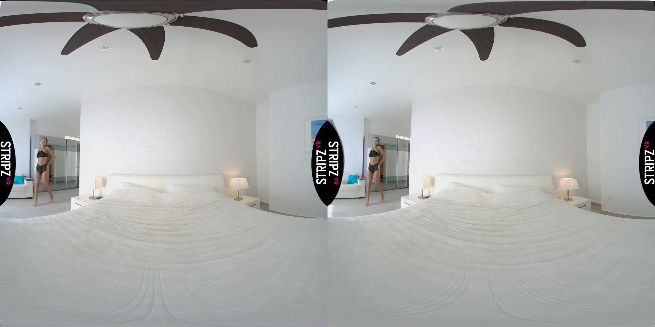 Melena's Badroom - Hot Babe Solo Striptease on the Bed