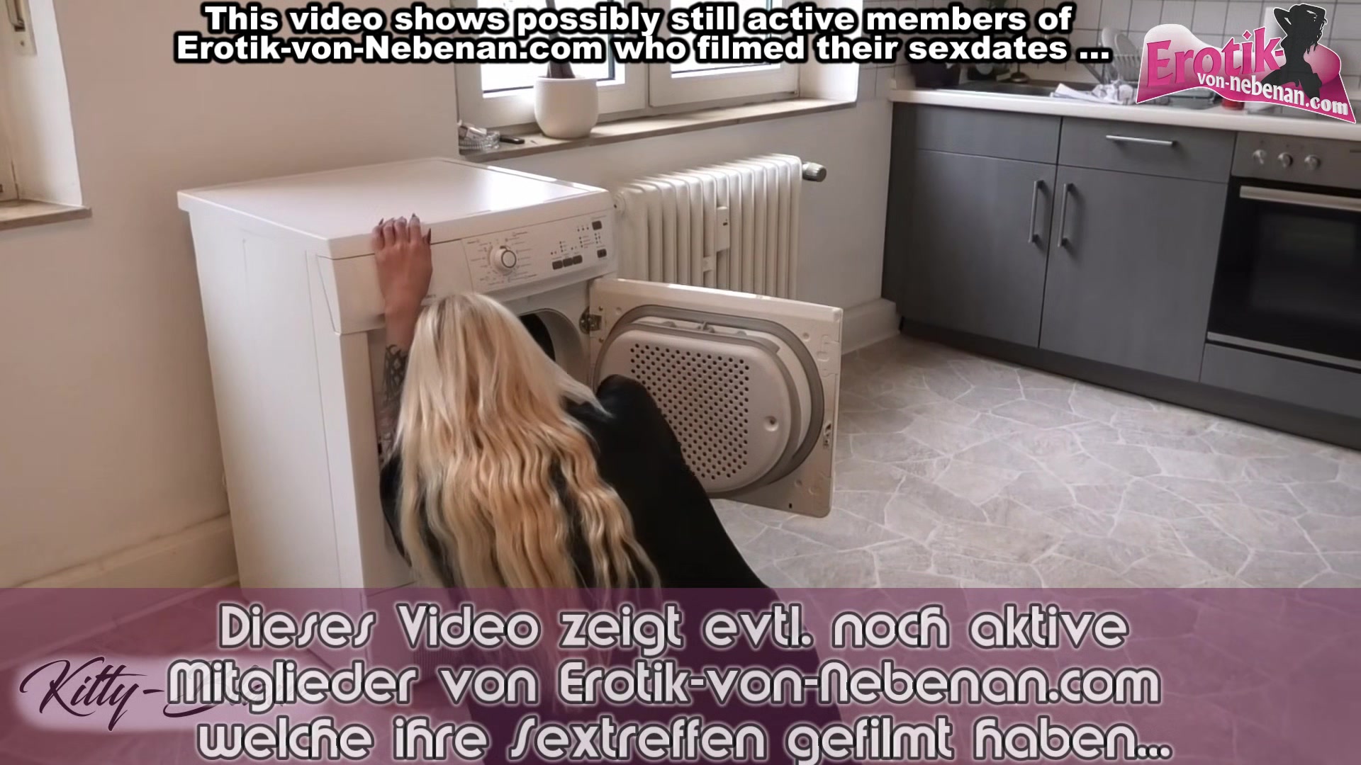 german amateur blonde teen 18+ fuck in kitchen with a user