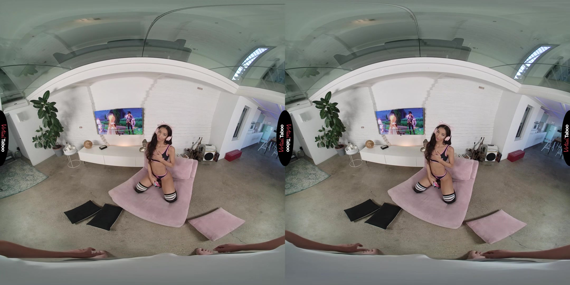 Lia Lin VR Porn: We Play A Game You Cum - I Win - VirtualTaboo