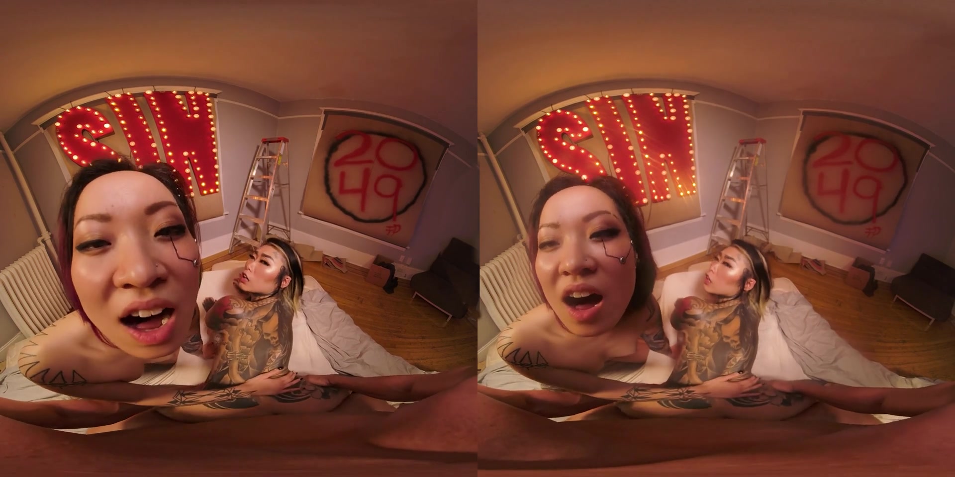 Sif Blvck & Sindal Xie in Cyberpunk 2077 XXX Parody VR Porn Video - VRBangers