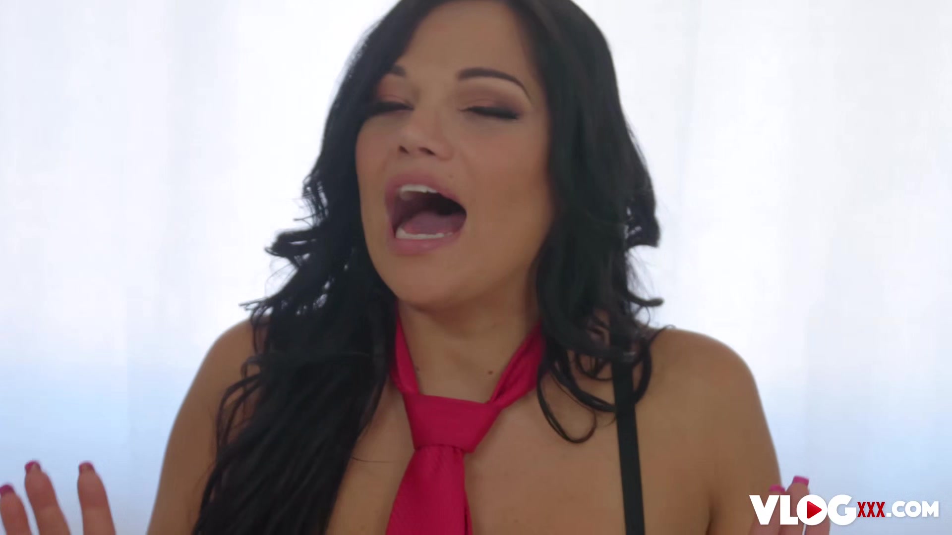 Brunette Mona Azar Pounded Hard After Cock Sucking