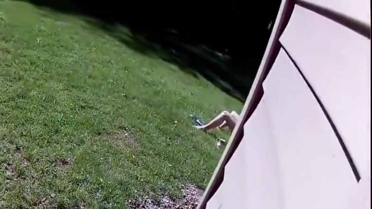 Caught Neighbor Touching Herself And She Lets Me Watch And Cum On Her