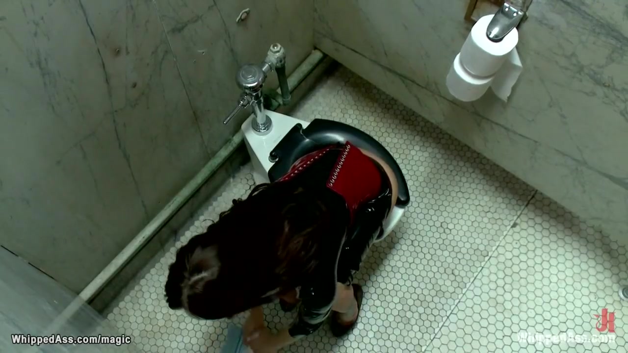 Three Lezdoms Whipping Busty Slut