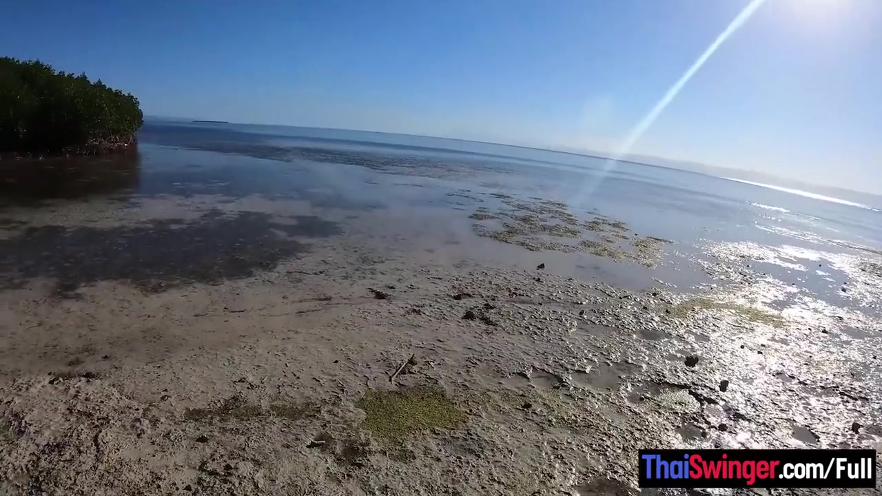 Amateur Thai Girlfriend Sex On The Beach Somewhere In The Philippines