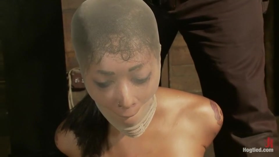 Bound with black rubber bandsThey dig in & constrict, skin is made to squirt & suck cock