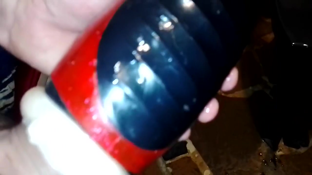 Close-up Fleshlight Fucking With Huge Cumshot
