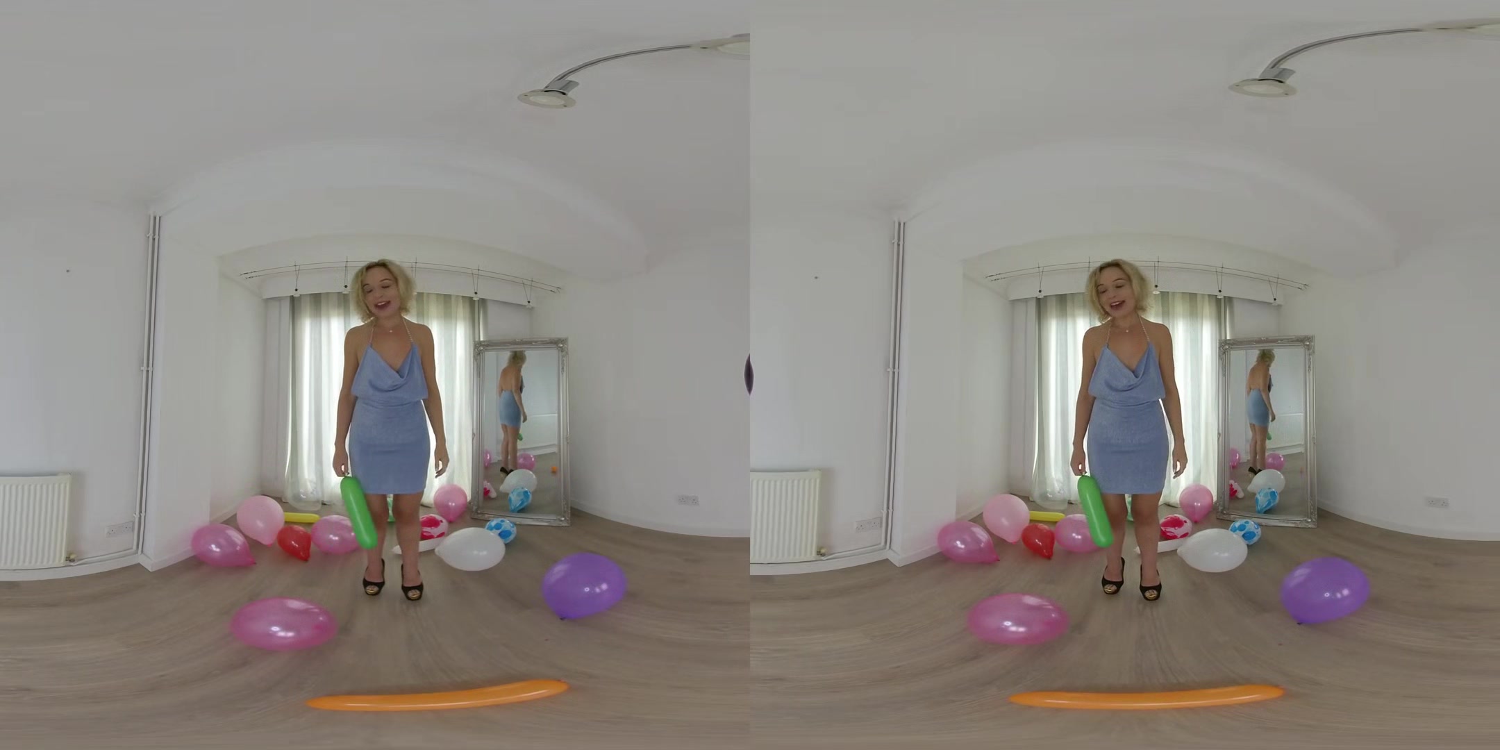 Balloon Popping with B2P - Hot Amateur Blonde Epiphany Jones