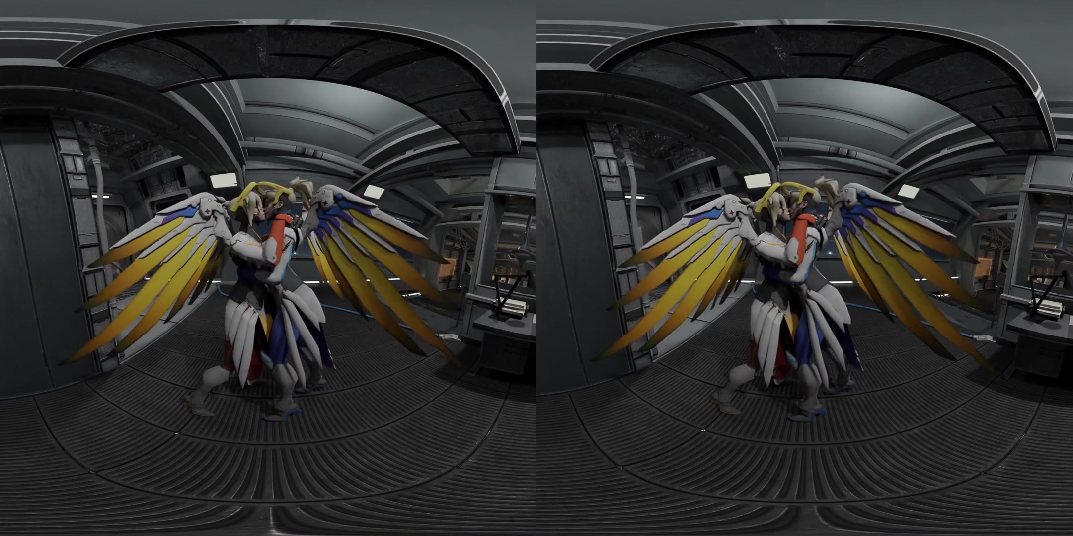 Mercy x Mercy - Lesbian; CGI Porn 3D - SexLikeReal