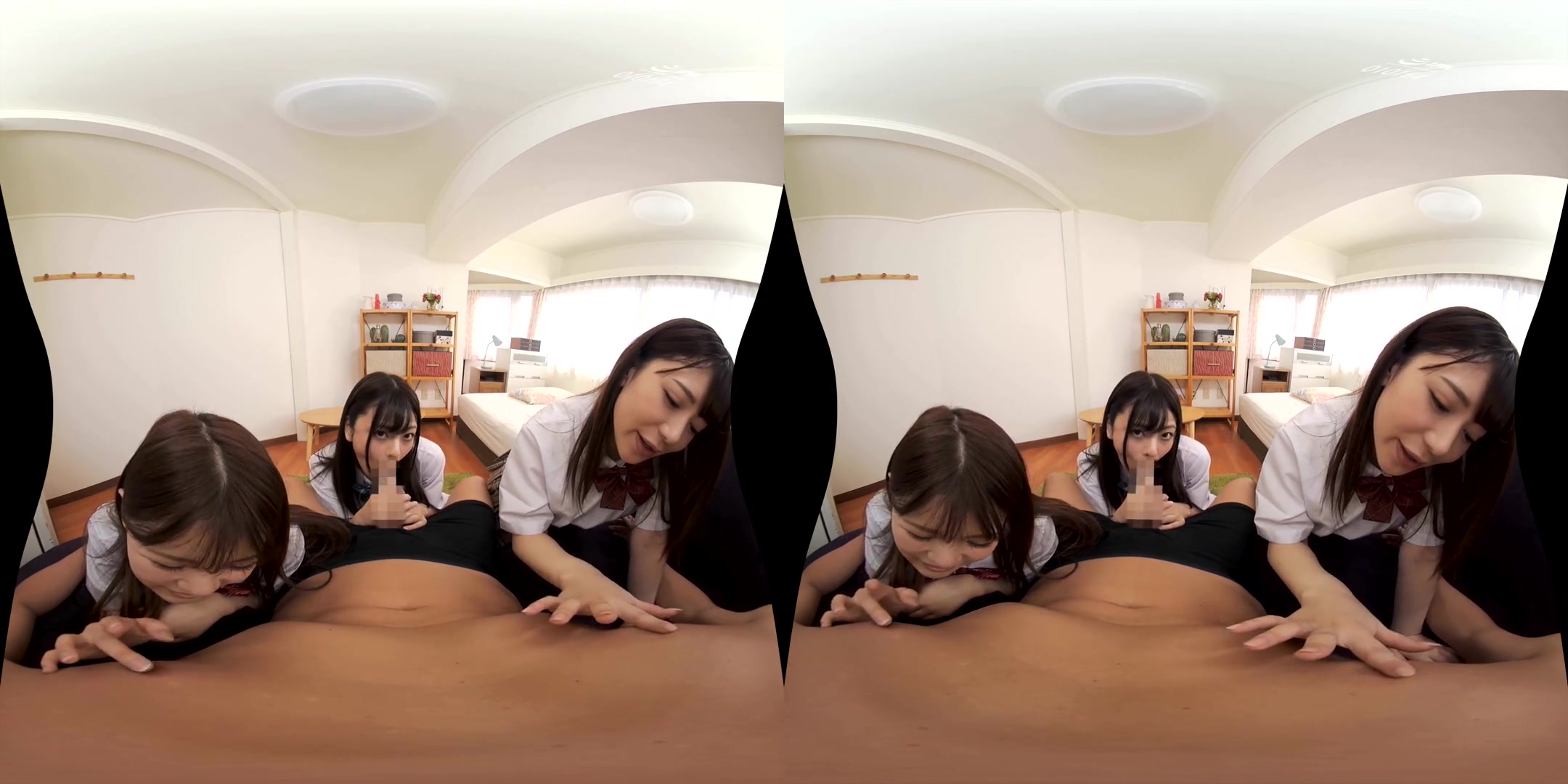Creampie Harem Play with Cute Stepsisters; FFFM Foursome Orgy JAV Hardcore