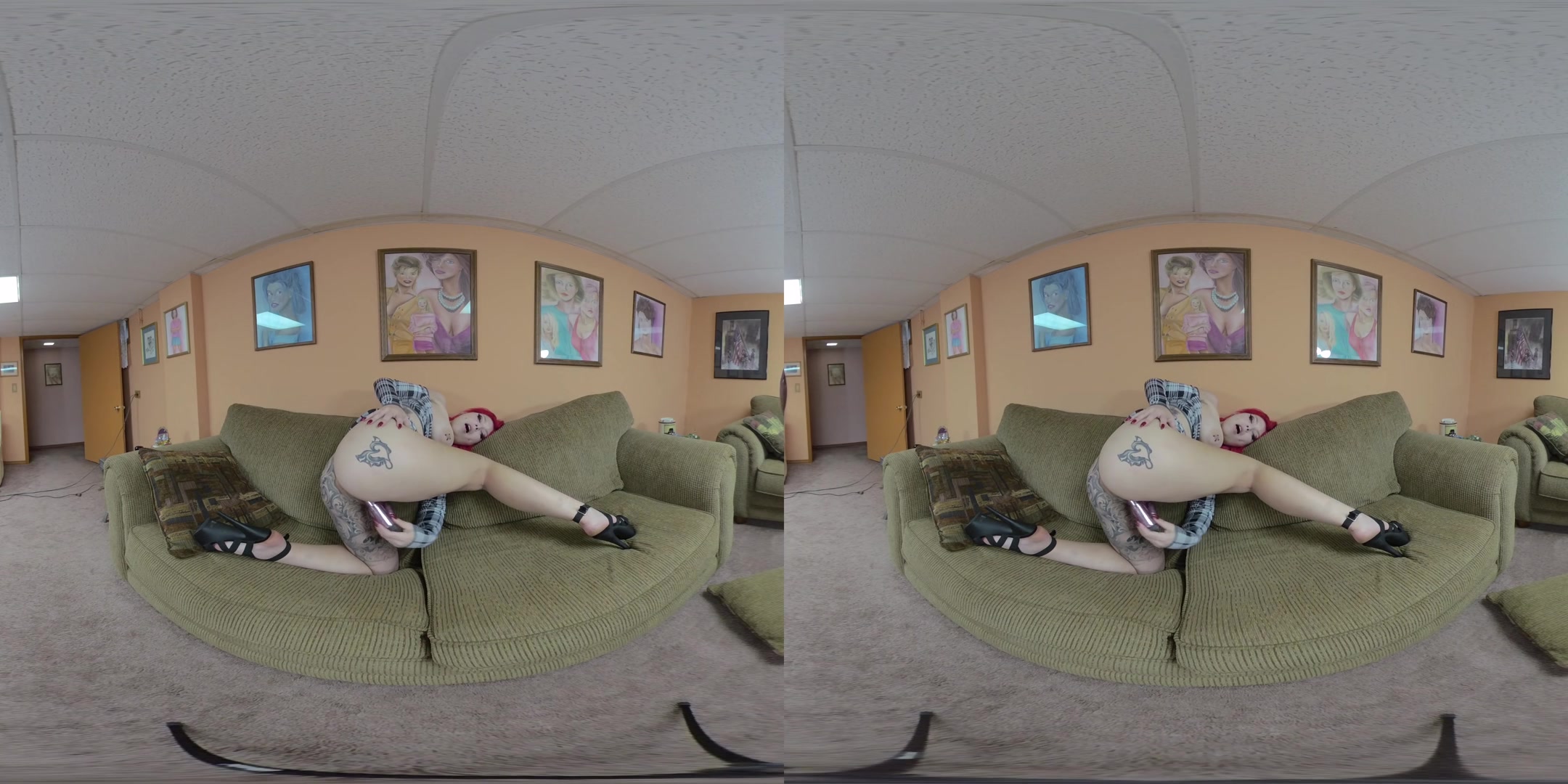 Pink Haired Coed Taylor Nicole Gets Off With Her Rabbit Vibrator - ChickPassVR