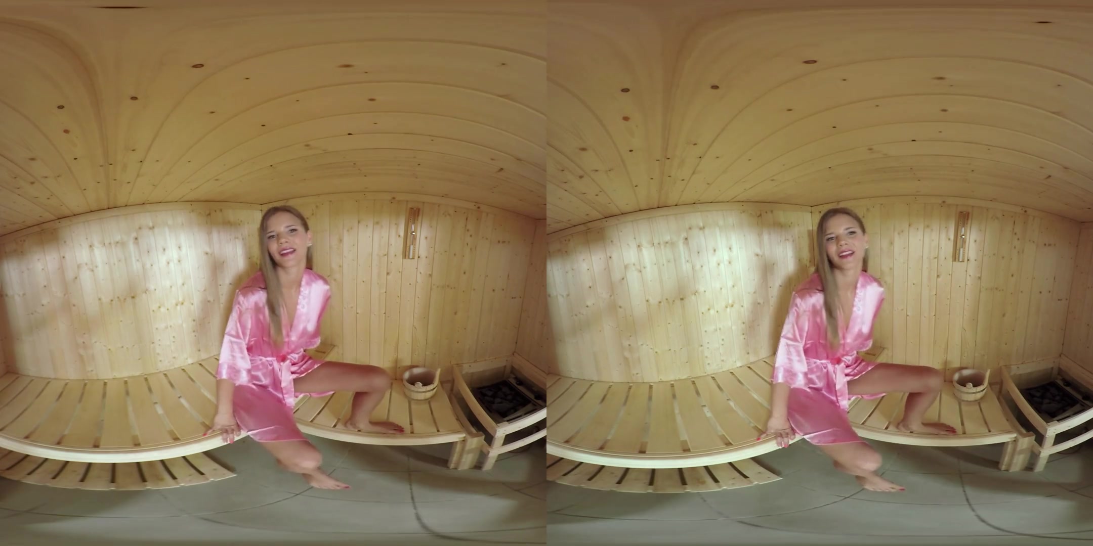 Sara Kay in Sarah Kay Works Up a Sweat in the Sauna - TmwVRNet