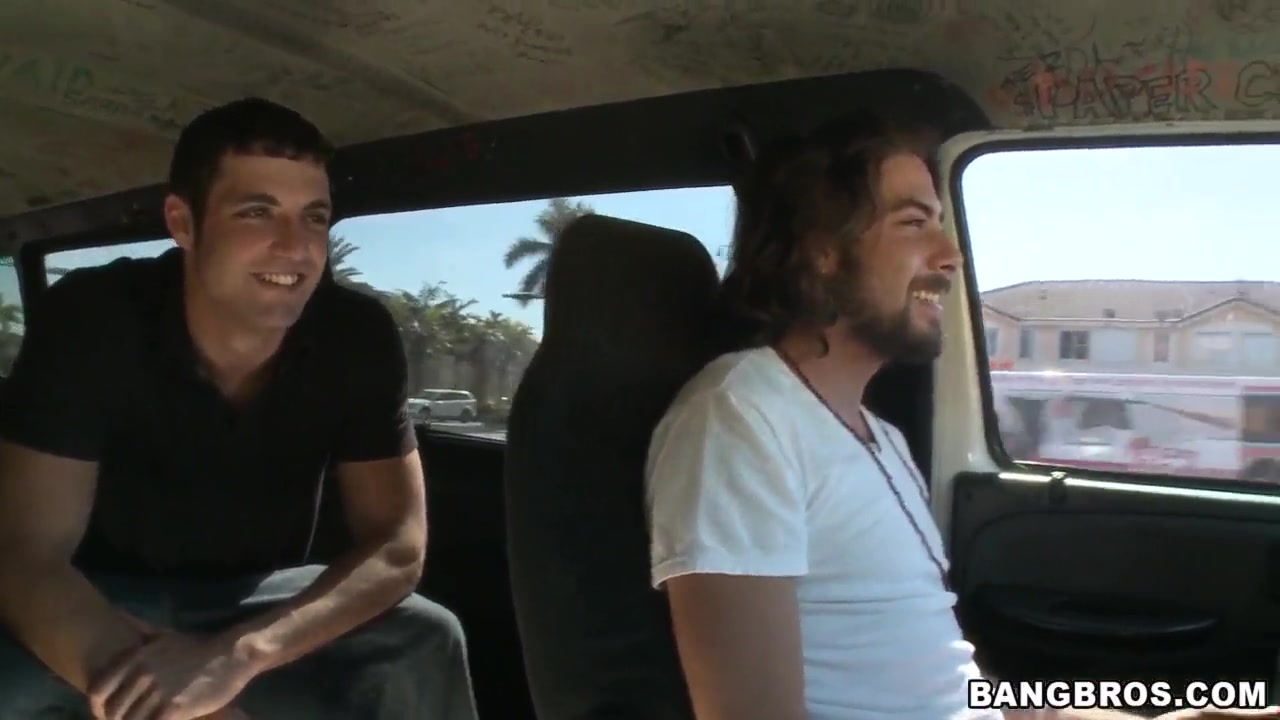 Dirty men talking and having fun of pretty hottie