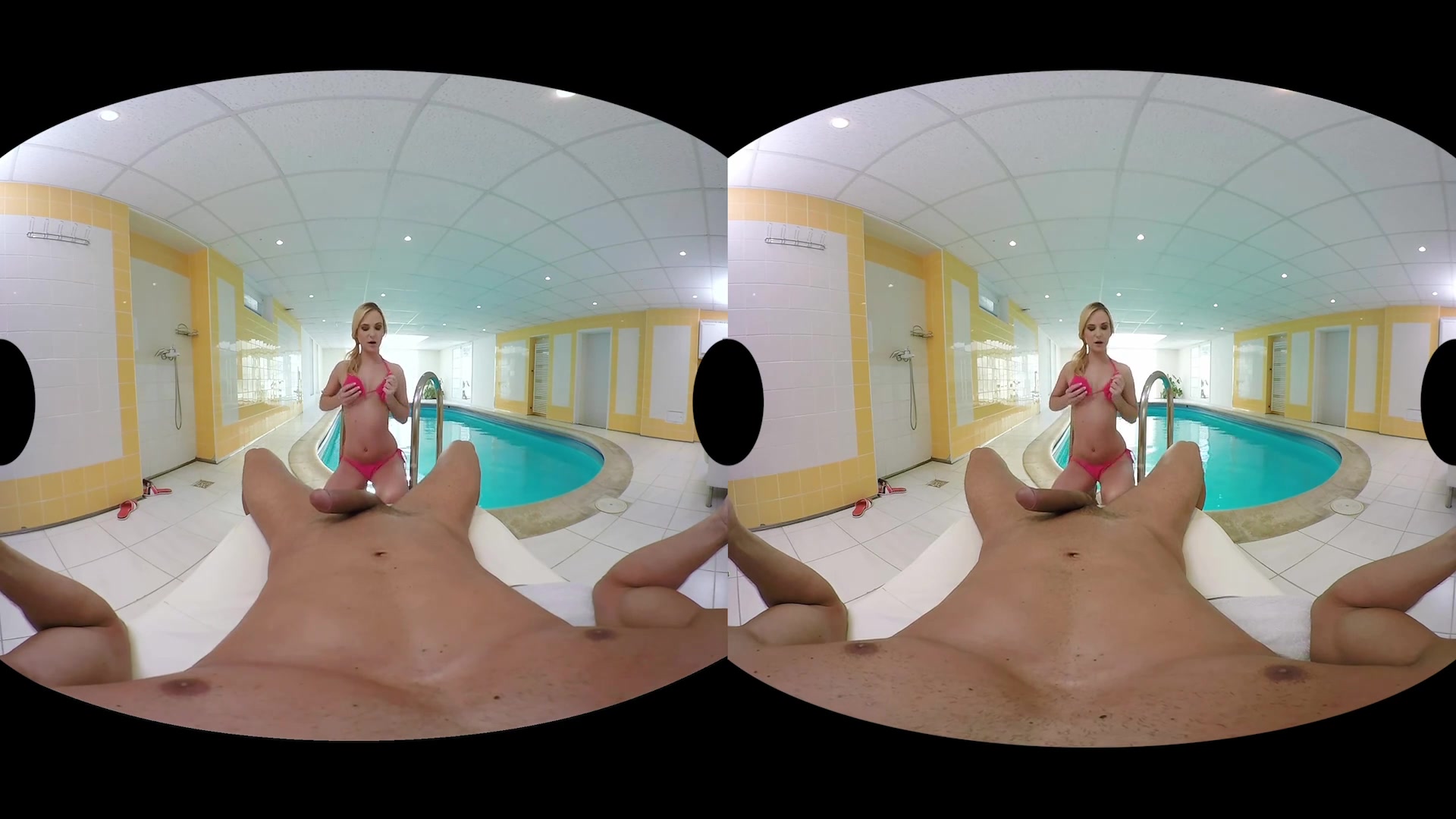 Angelo Godshack Vinna Reed in Swimming coach - VirtualRealPorn