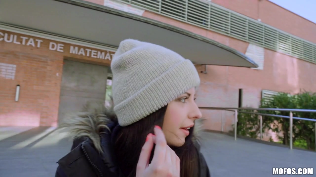Rebecca Volpetti in Italian Cutie Rides Dick At School - PublicPickups
