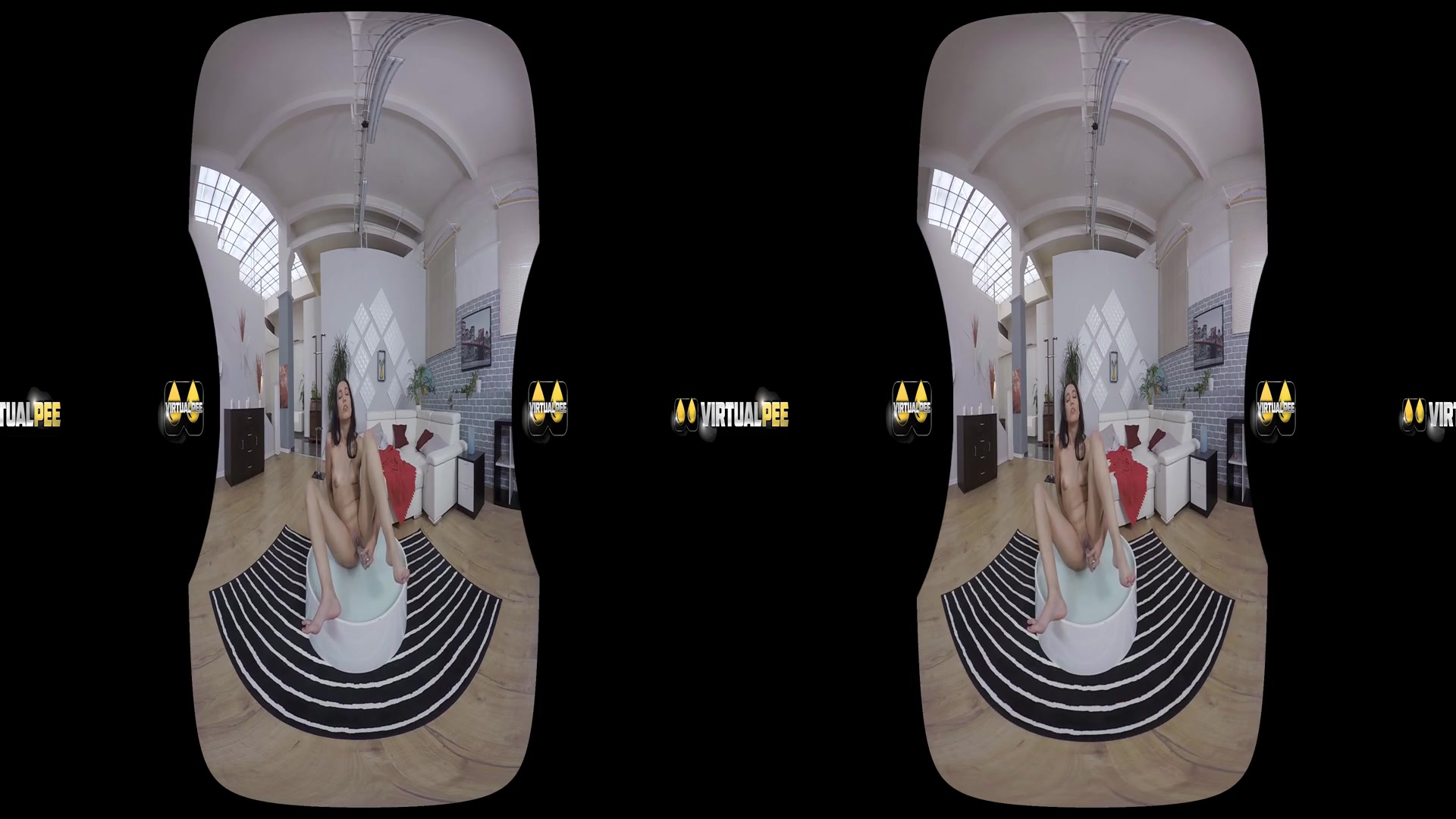 Amanda Estela in The Glass Dildo - VirtualPee