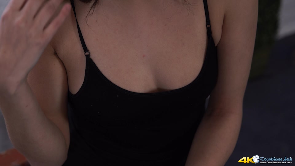 Georgie in Casual Slips - DownblouseJerk