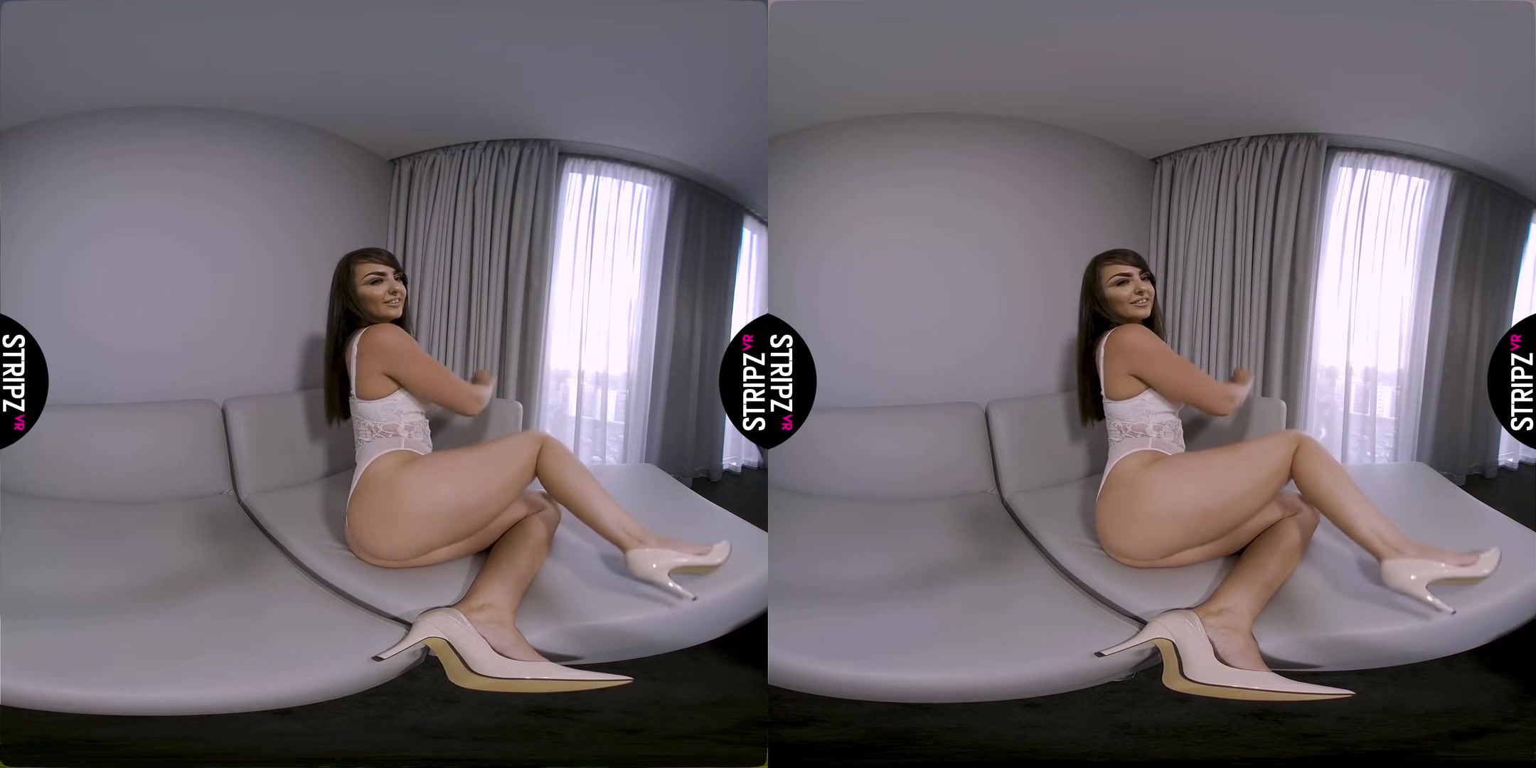 Tease To Please! - British Brunette Solo Striptease