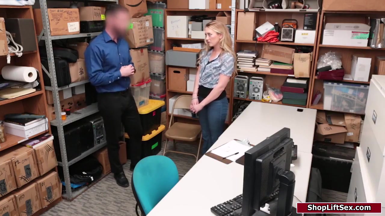 Hot Shoplifter Fucks Officer To Get Free