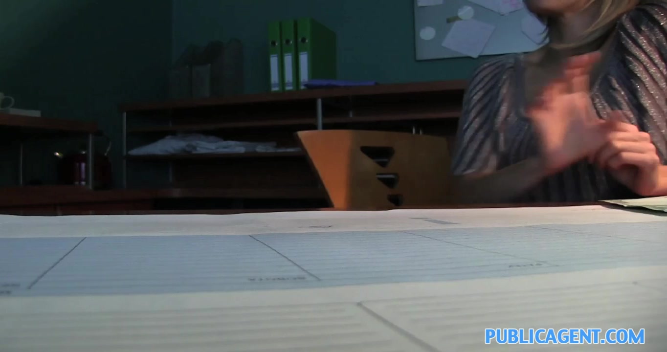 PublicAgent: Office secretary fucked by a huge cock in the toilet