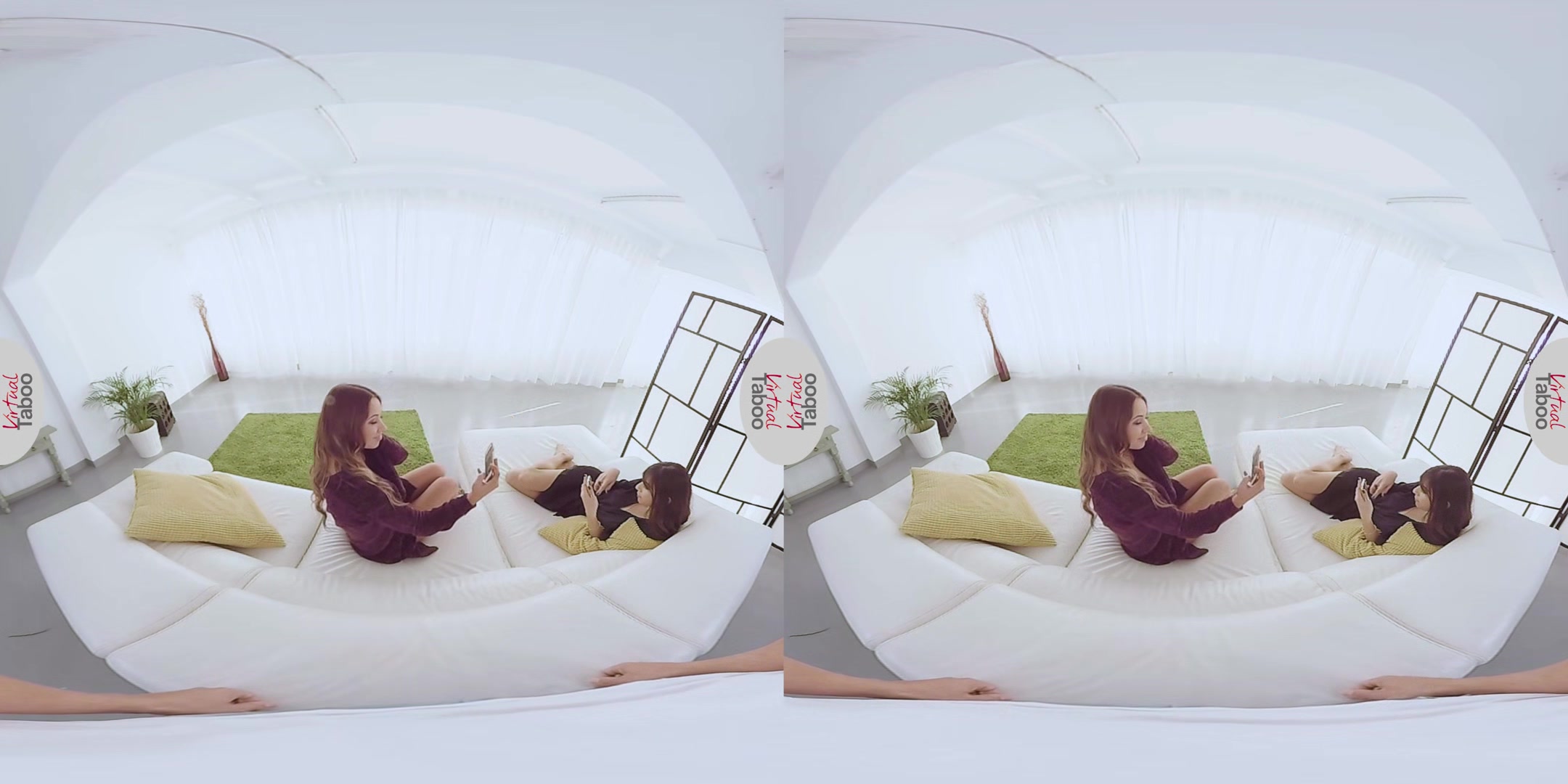 Taylor Sands VR Porn: You Don't Need That Dating App, Sis! - VirtualTaboo