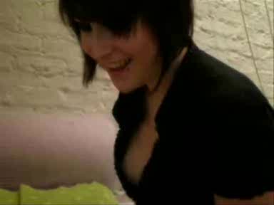 Lucky guy entering a sexy emo bitch from behind