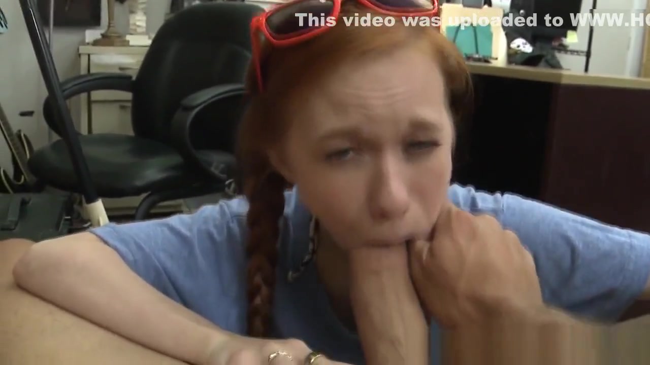 Pawning teen 18+ redhead riding brokers fat cock