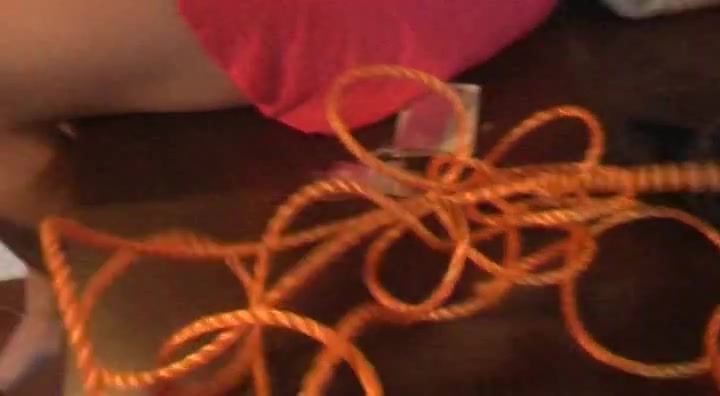 teen 18+ Lucy in bondage is teased by horny guy