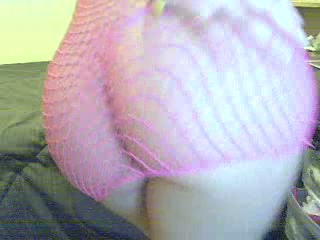 Blonde kinkily eats dildo