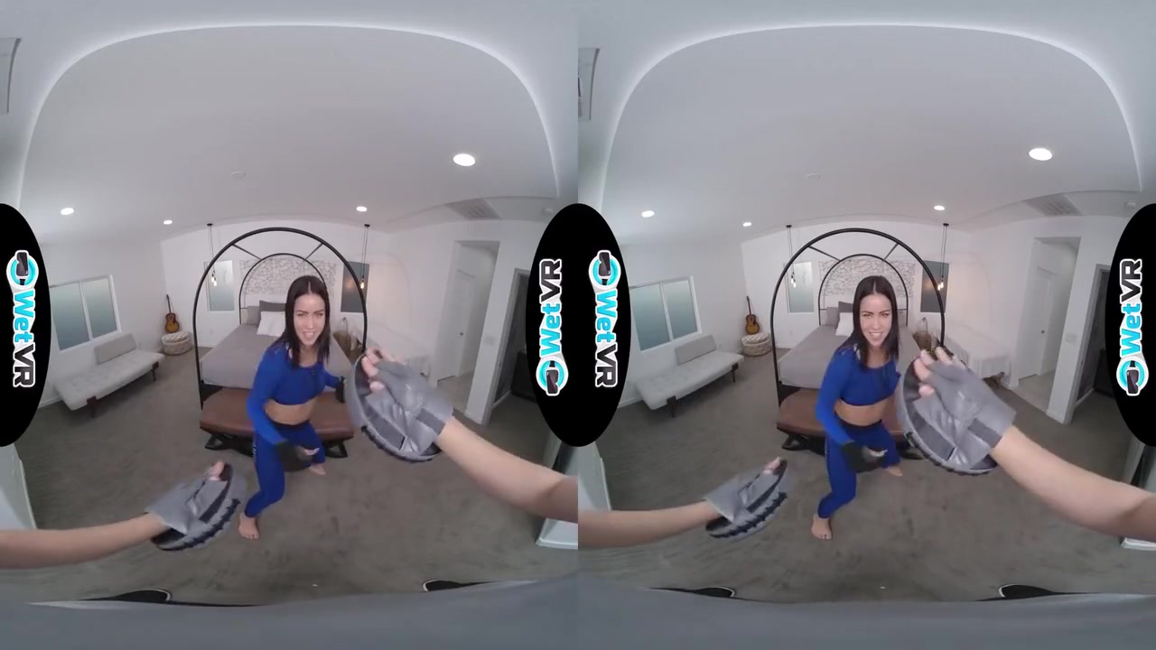 Virtual Reality And Alina Lopez In Horny Student 18+ Fucks Her Trainer