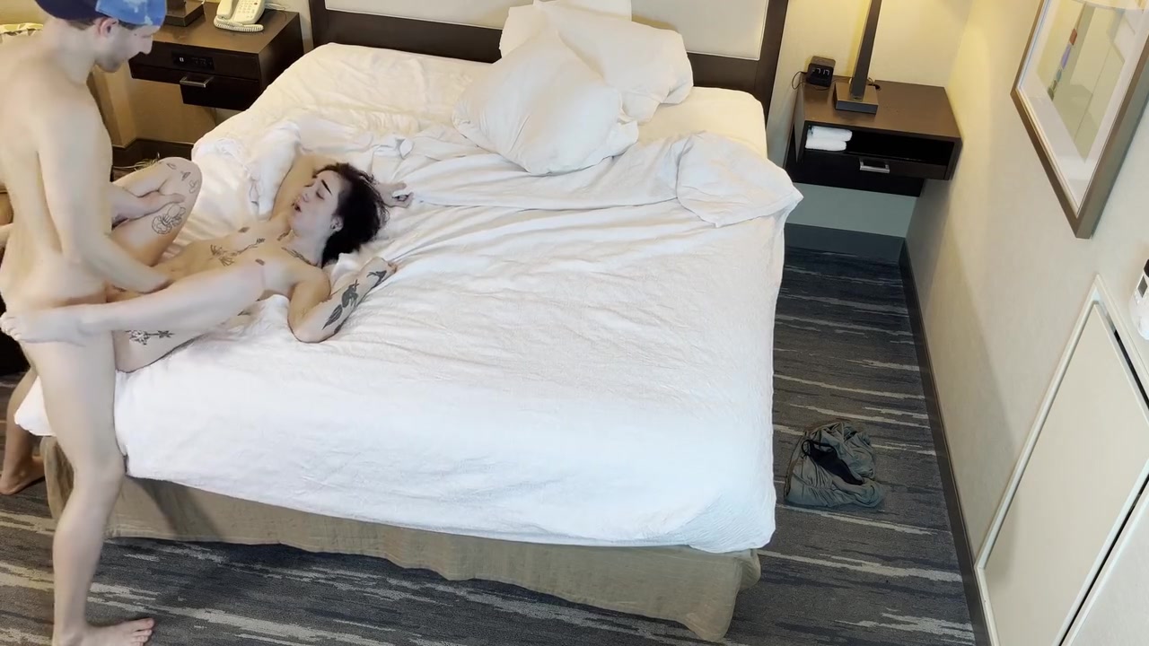 Petite Tattoed Beauty Fucked Missionary