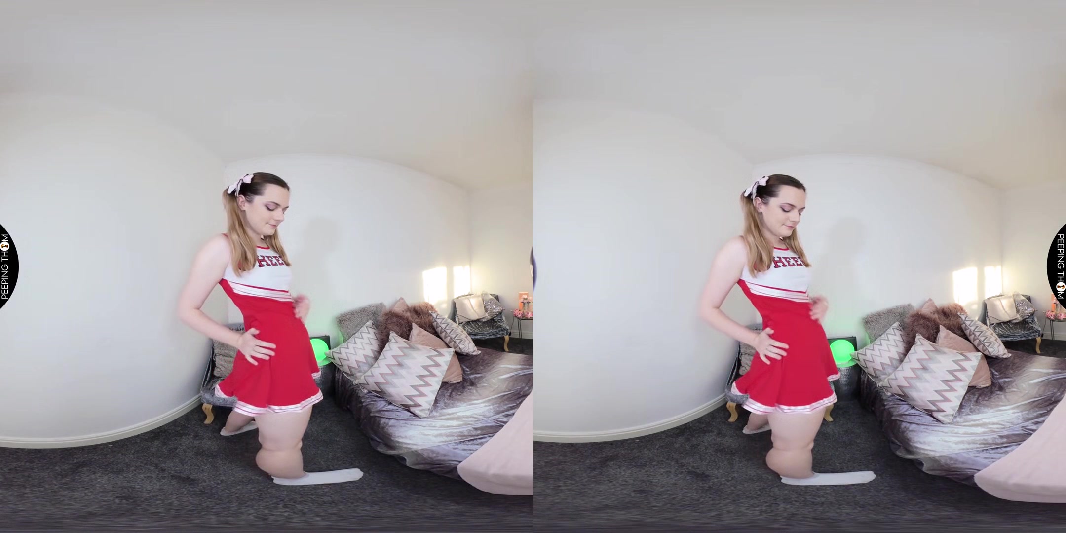 Cheerleader Teaser - Amateur Teen Babe Solo - SexLikeReal