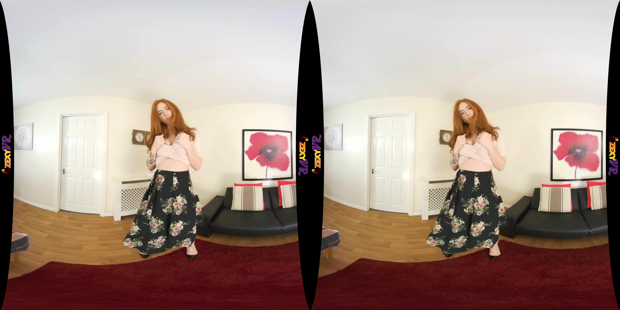 Close Your Eyes; Redhead Strips - Zexyvr - Sexlikereal