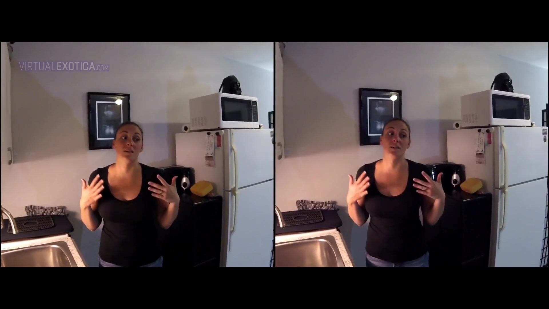 Invisible Spying on PAWG Melanie Hicks Cleaning House - SexLikeReal