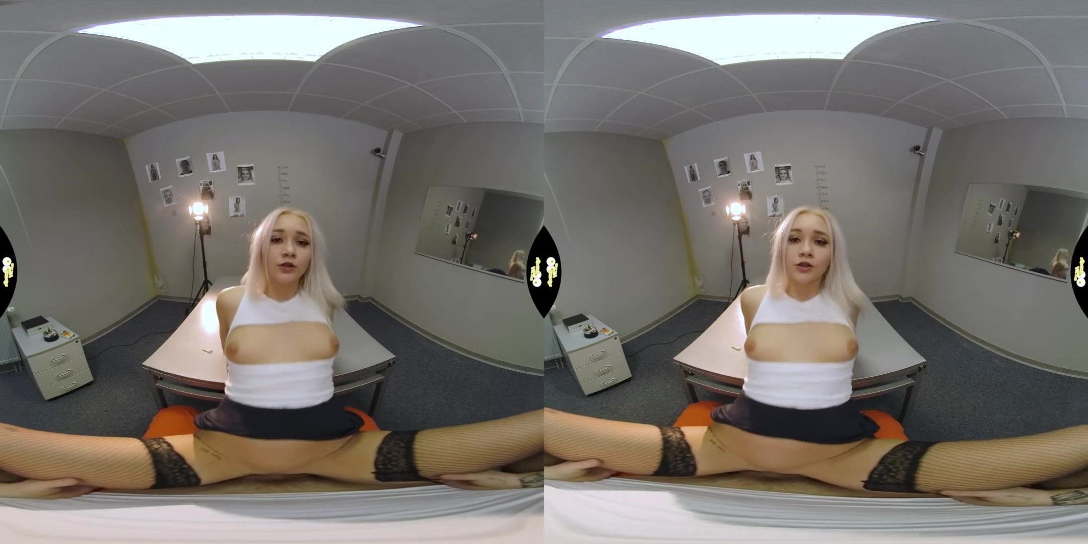 Under Arrest - Interrogated by Blonde Pornstar Marilyn Sugar