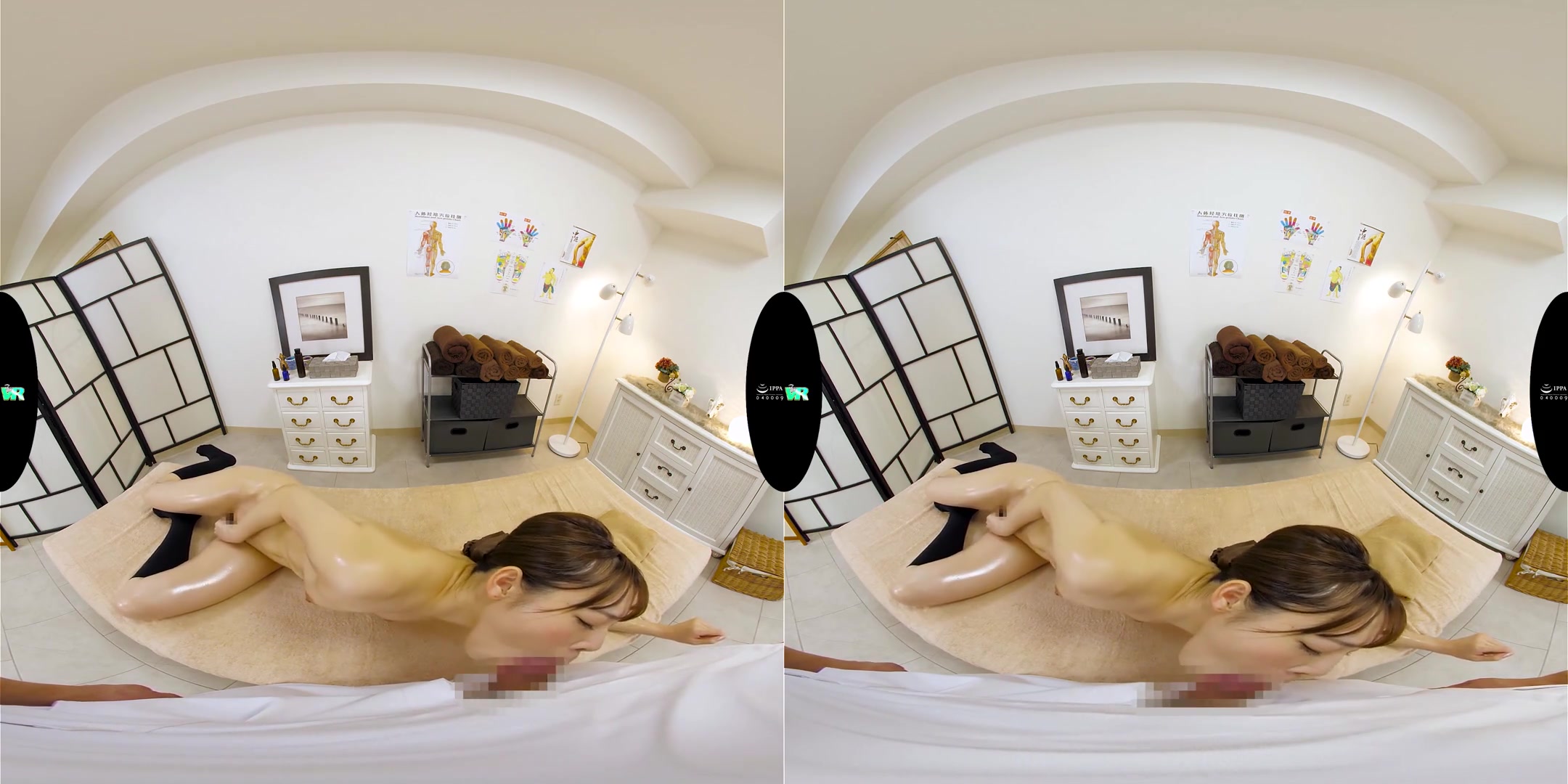 Shady Business: The Pure, Innocent Office Lady Transformed by an Aphrodisiac Massage; Japanese Woman Loses Control in Virtual Reality