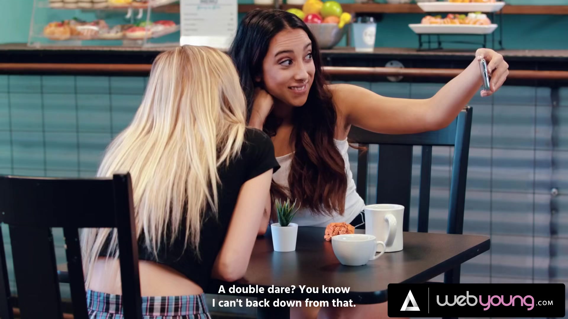 Popular Khloe Kapri Is Caught By The Coffee Shop Barista While Fucking Her Bestie In A Live Stream