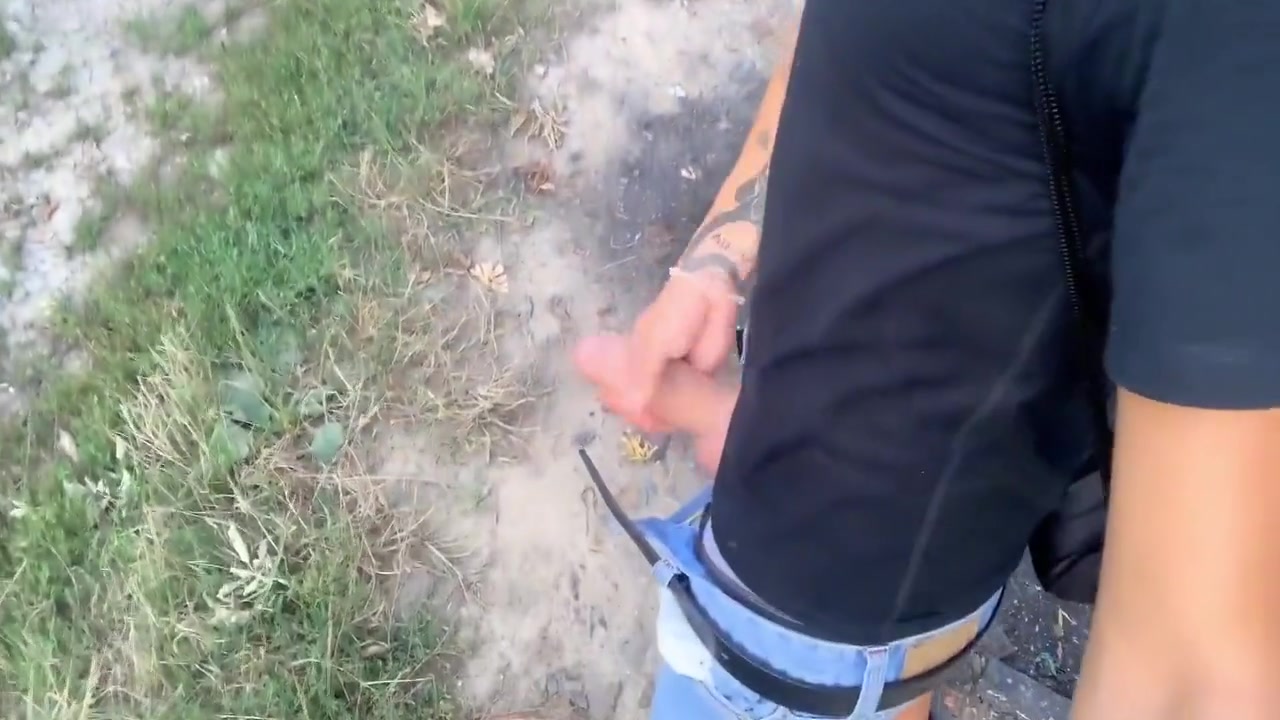 6 Public Places Wanking In One Day And Colossal And Far Cum Shot On A Path Edging