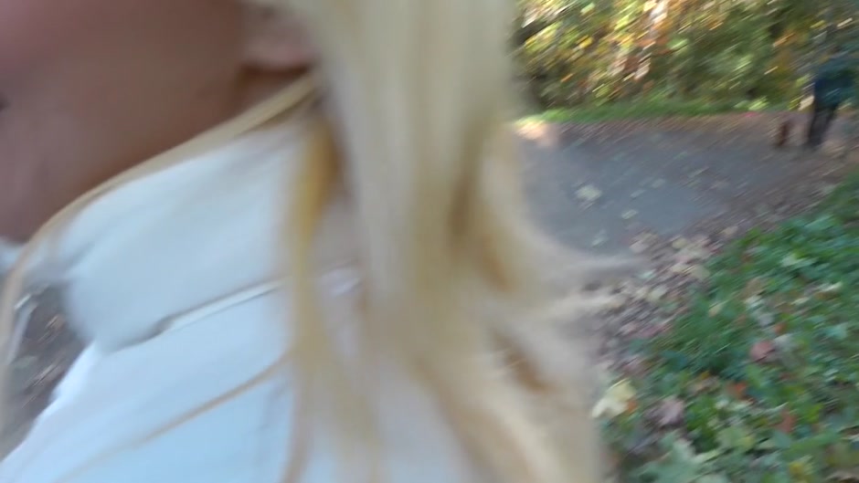 Blonde gets picked up on the street and has sex