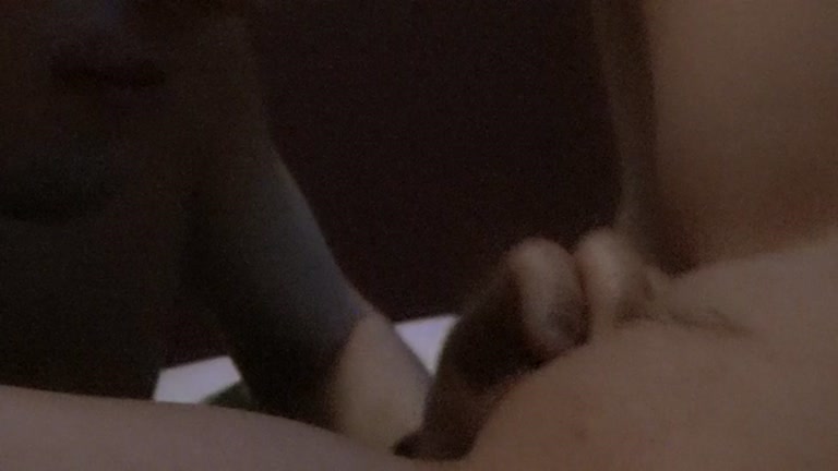 Tongue, fingers and knob in sexy college beauties beaver