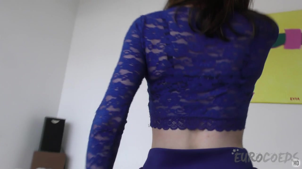 Pale Tall Model 18yo Cacao Masturbating With A Hitachi Vibe Nervous And New Model