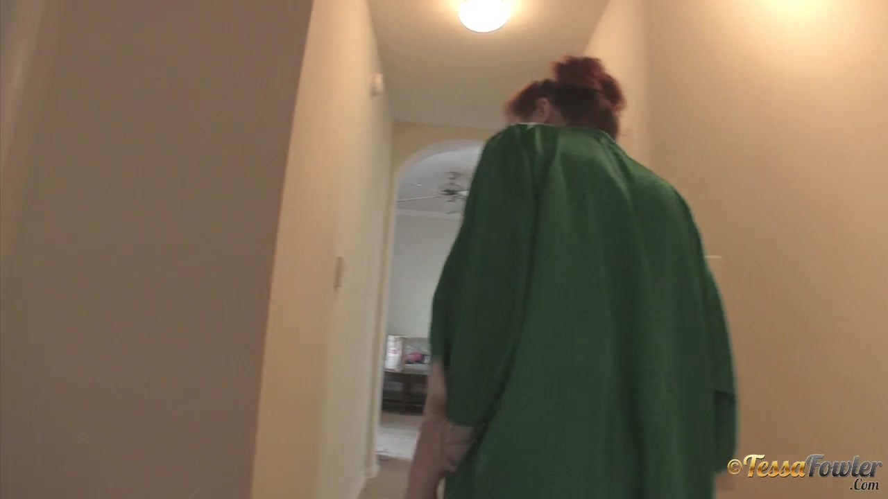 Tessa Fowler - Diary Day Green Silk Robe 5
