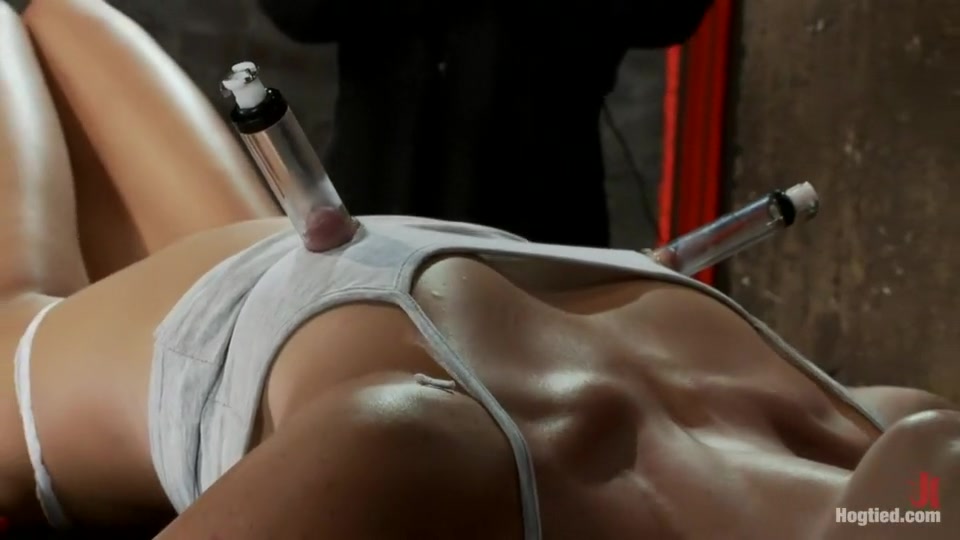 Extreme Predicament BondageHuge Nipples Tied to Toes, How Long Can the Abs Hold Out?