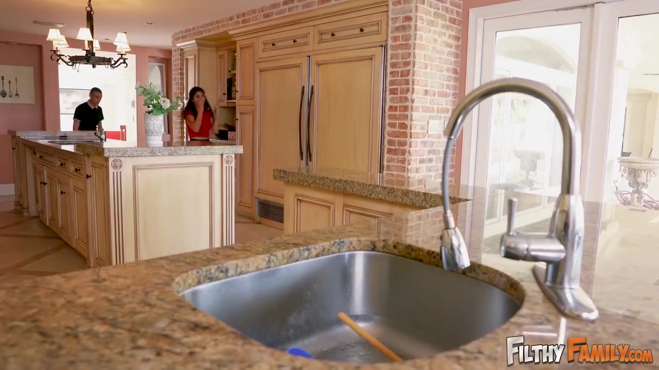 Gabriela Lopez, Johnny Love And Gabriel A - Gobsmacked When They Find Step Parents Fucking